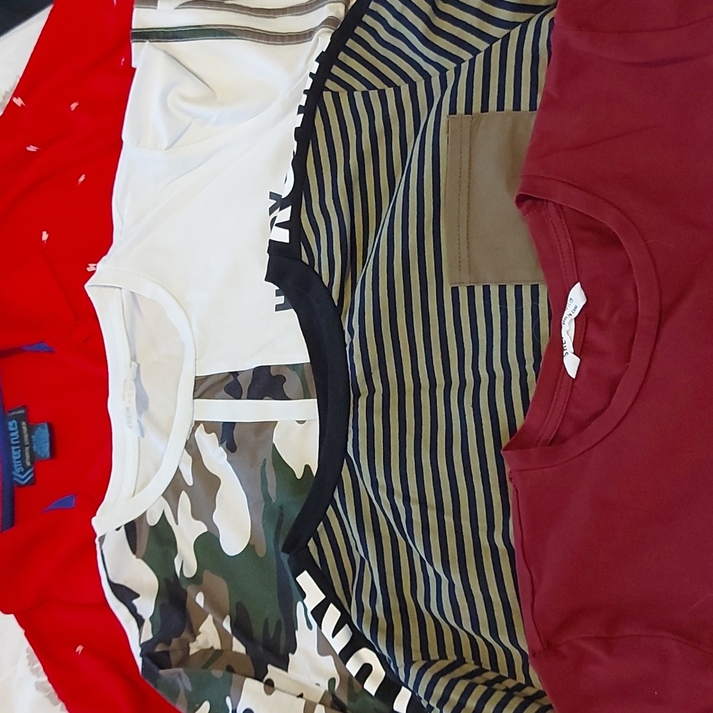 Lot (4) boy shirts